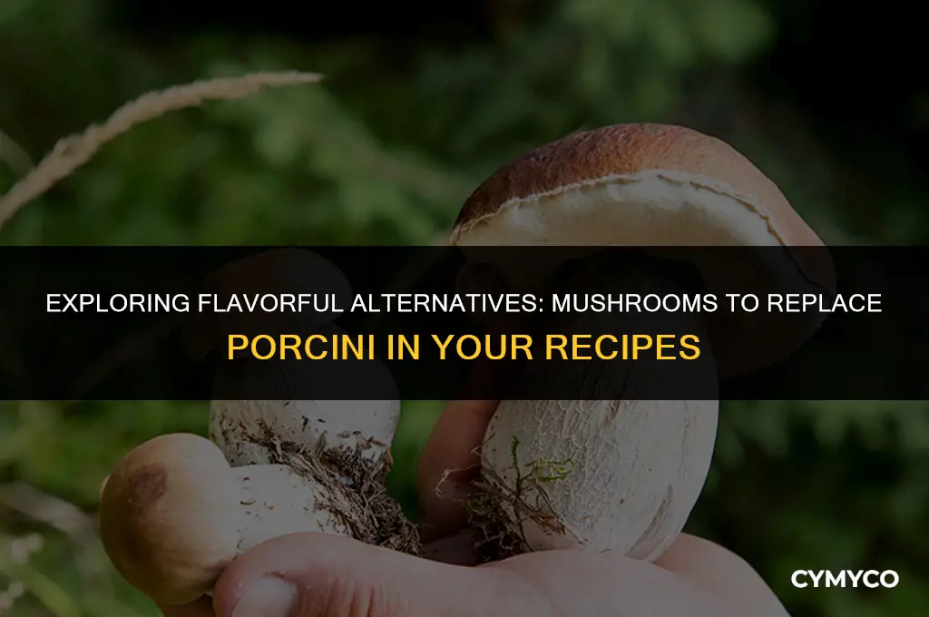 what mushroom to use instead of porcini