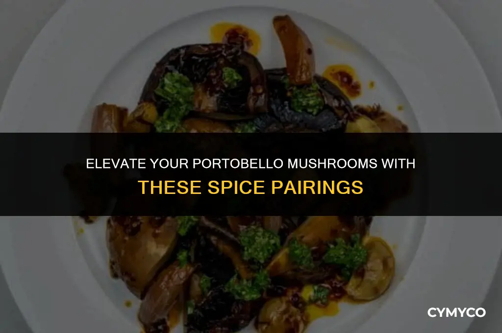 what spices go best with portobello mushrooms