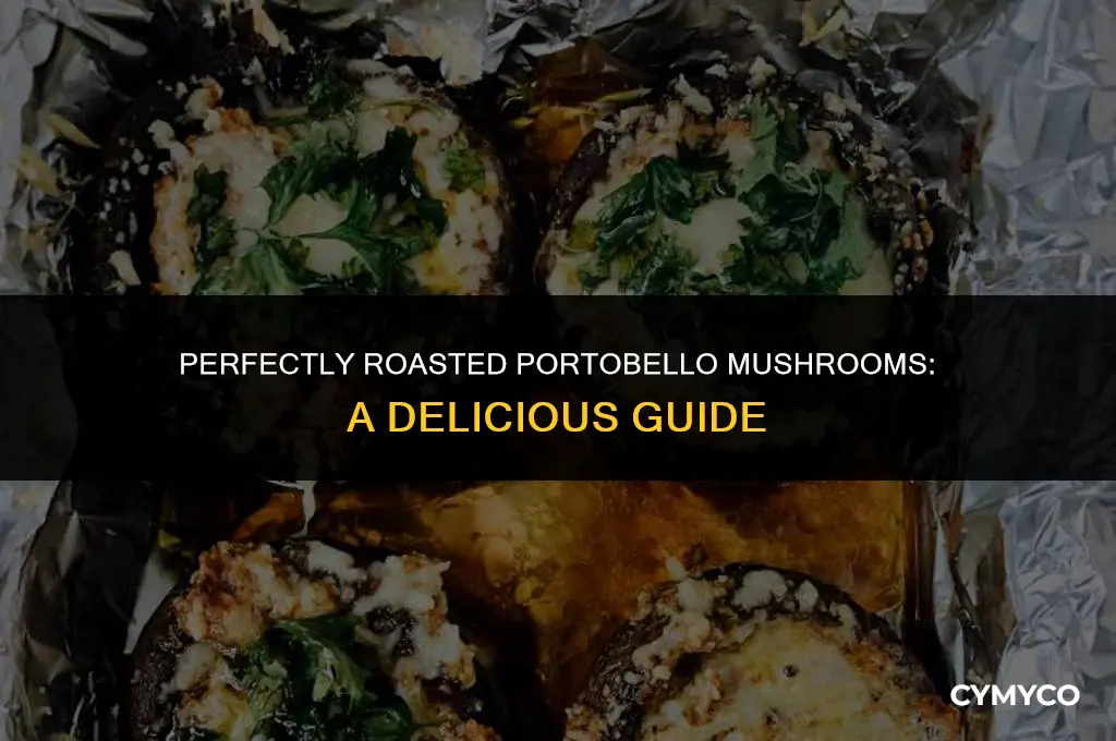 what temperature to roast portobello mushrooms