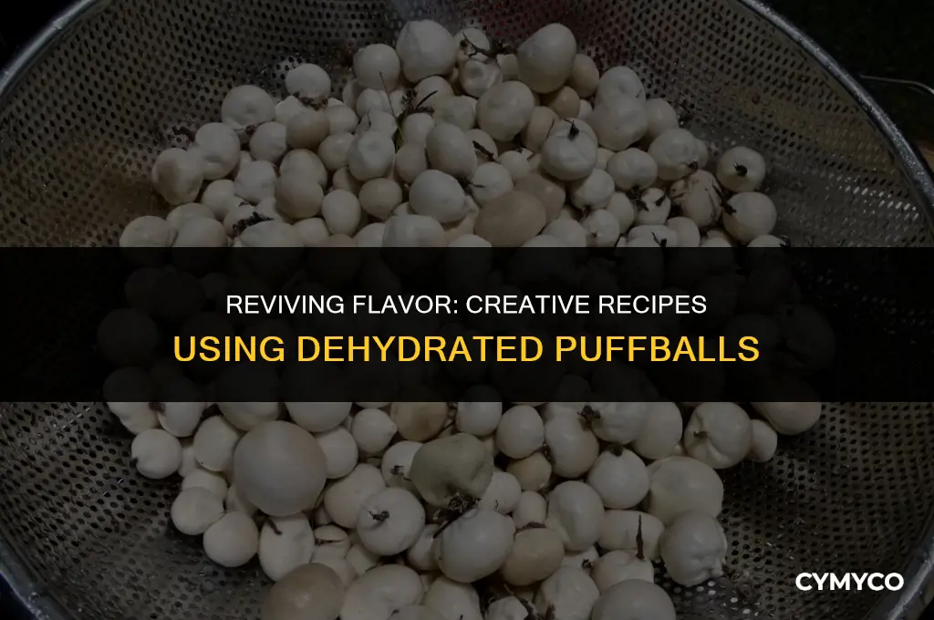 what to cook with dehydrated puffballs