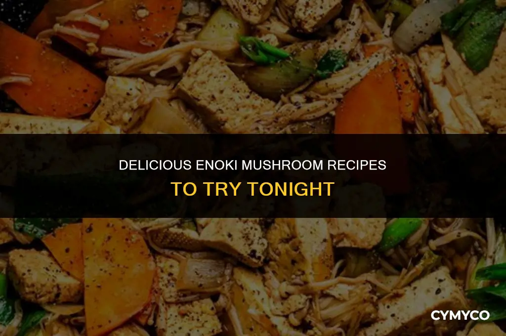 what to cook with enoki mushrooms