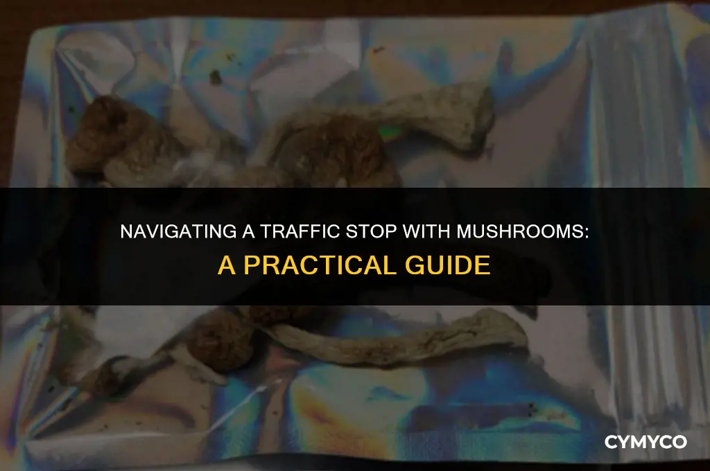 what to do if you get pulled over with mushrooms