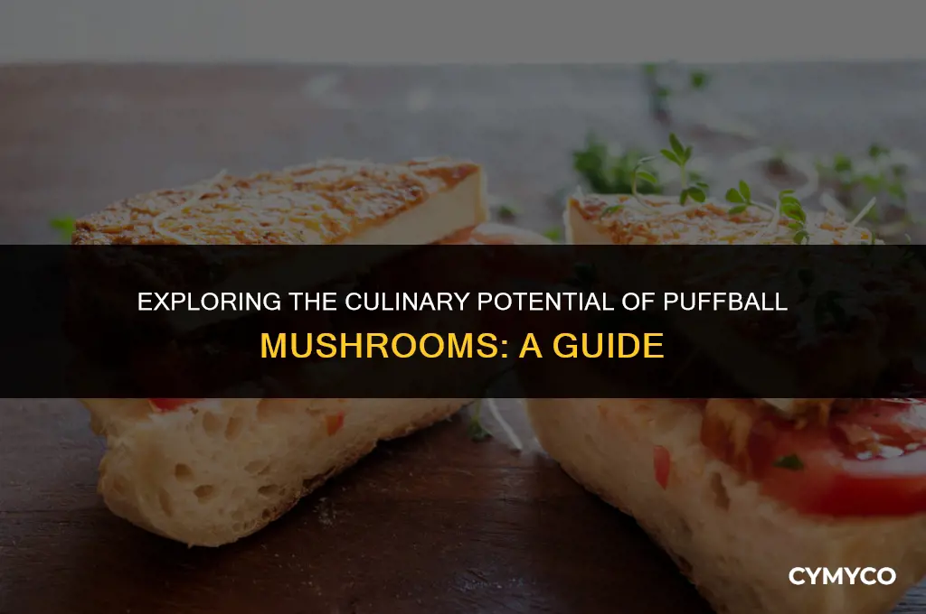 what to do with a puffball mushroom