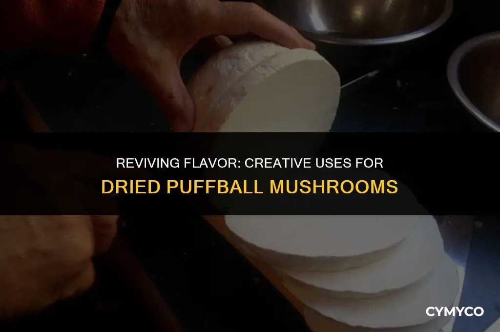 what to do with dried puffball mushrooms