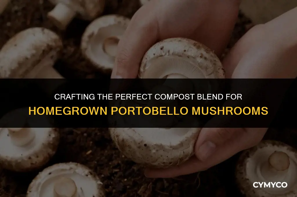 what type of compost for portobello mushrooms at home