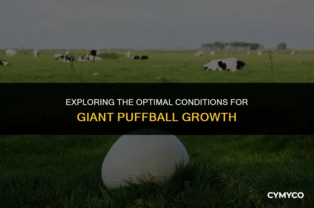 when do giant puffballs grow