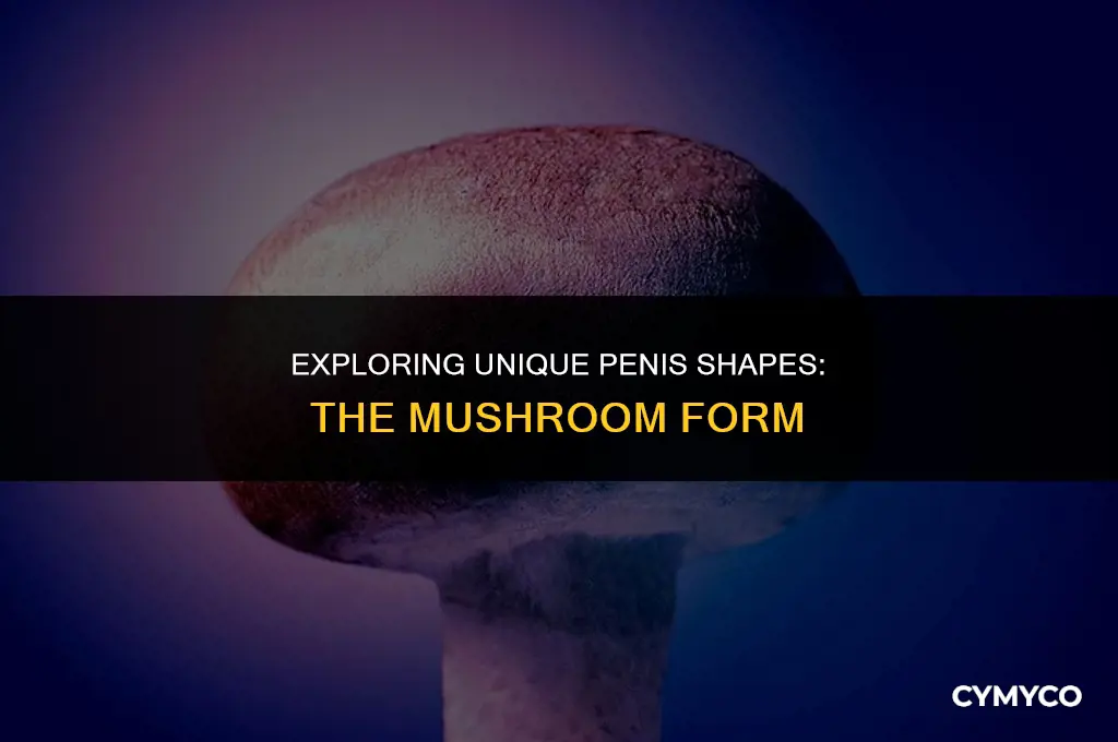 when is the penis shaped like a mushroom