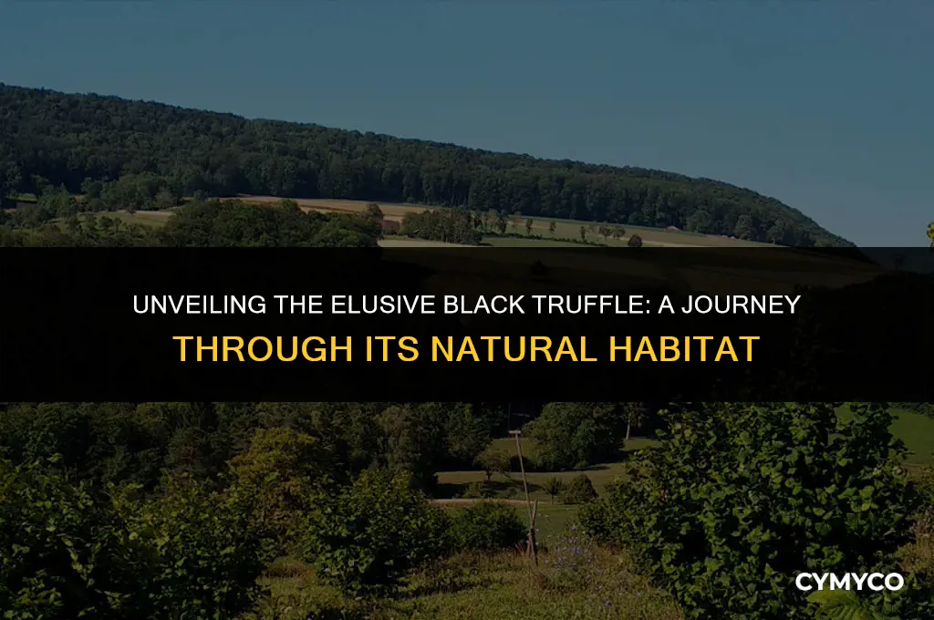 where are black truffles found