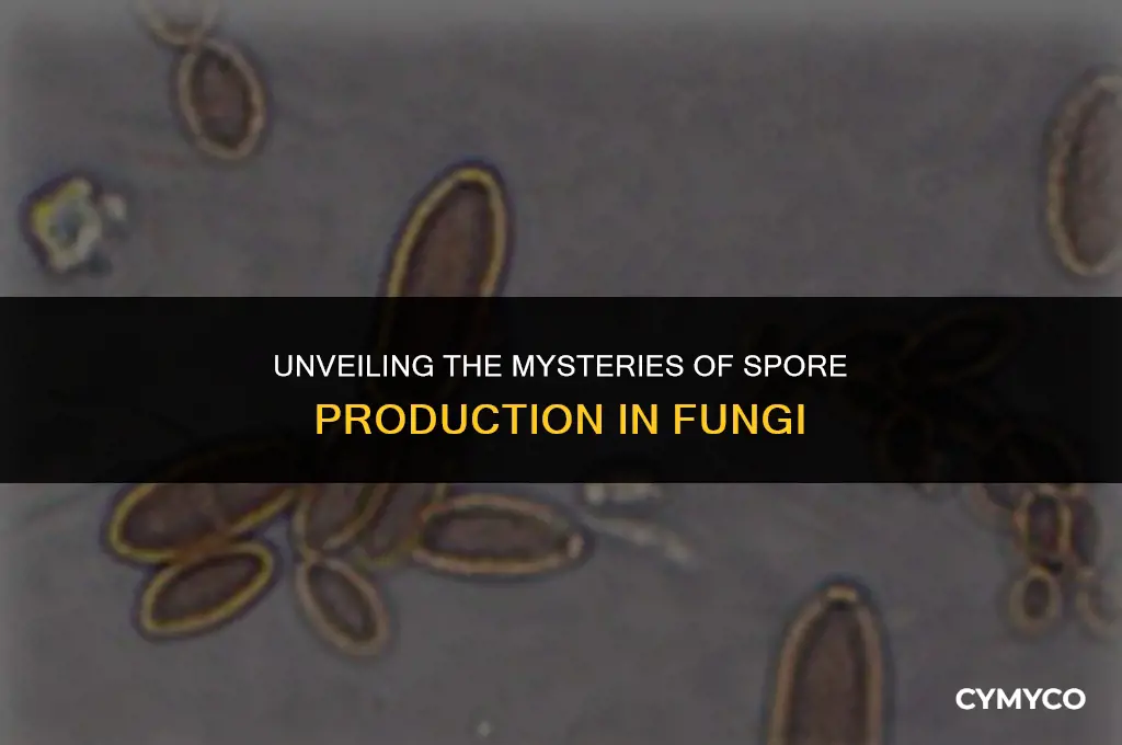 where are the spores produced