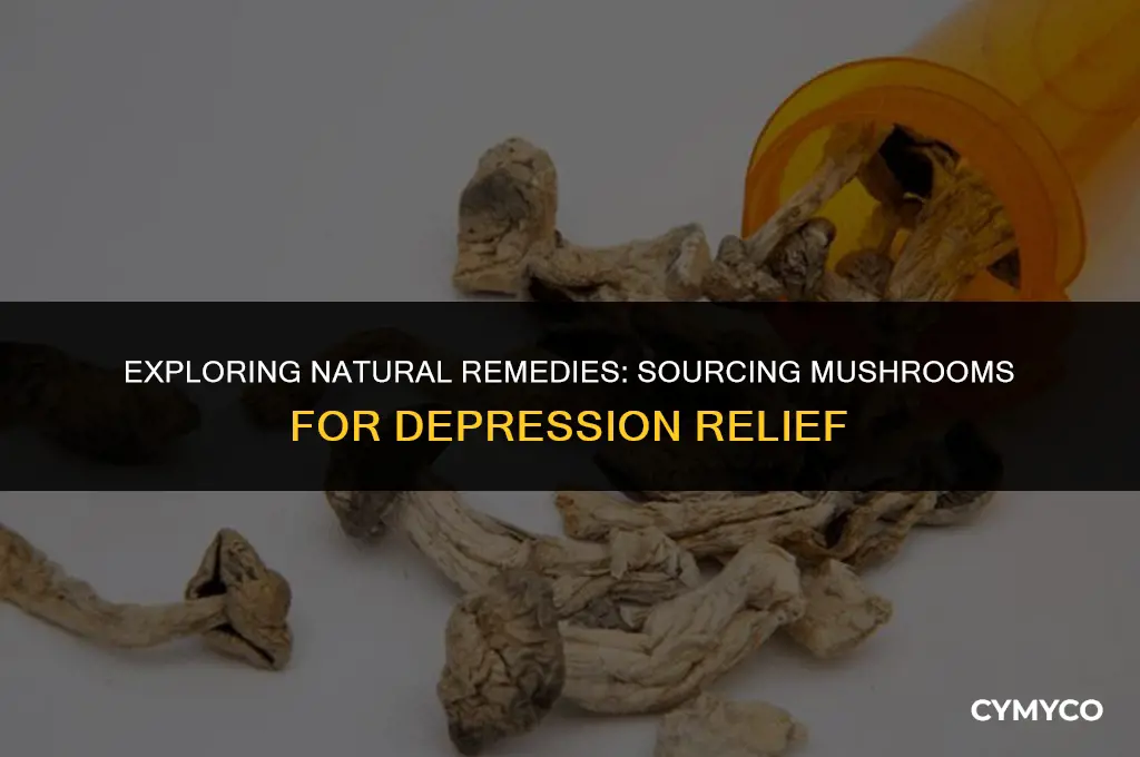 where do i get mushrooms for depression