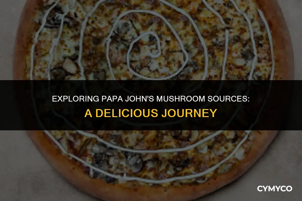 where does papa johns get their mushrooms