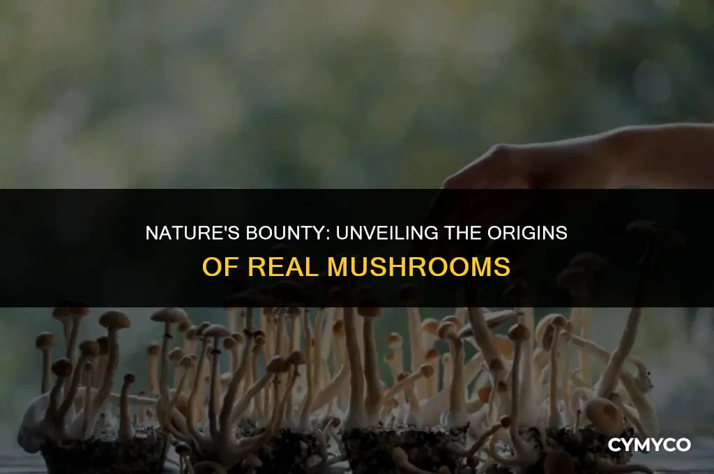 where does real mushrooms get their mushrooms from