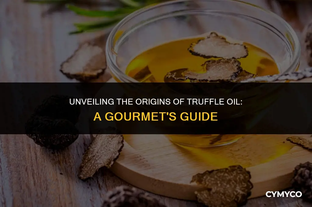 where does truffle oil come from