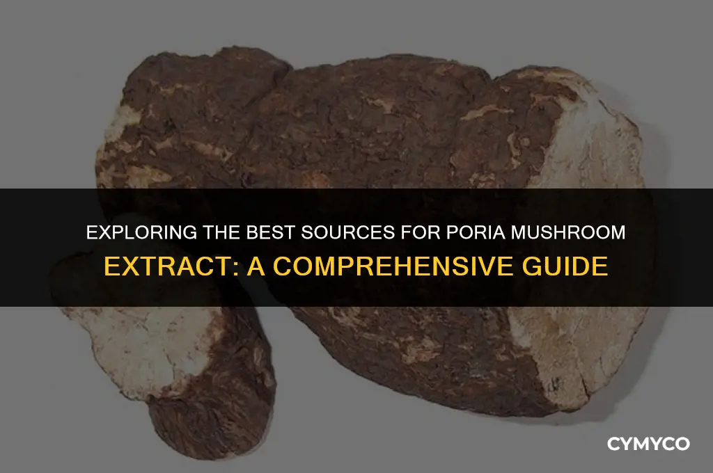 where should i buy poria mushroom extract