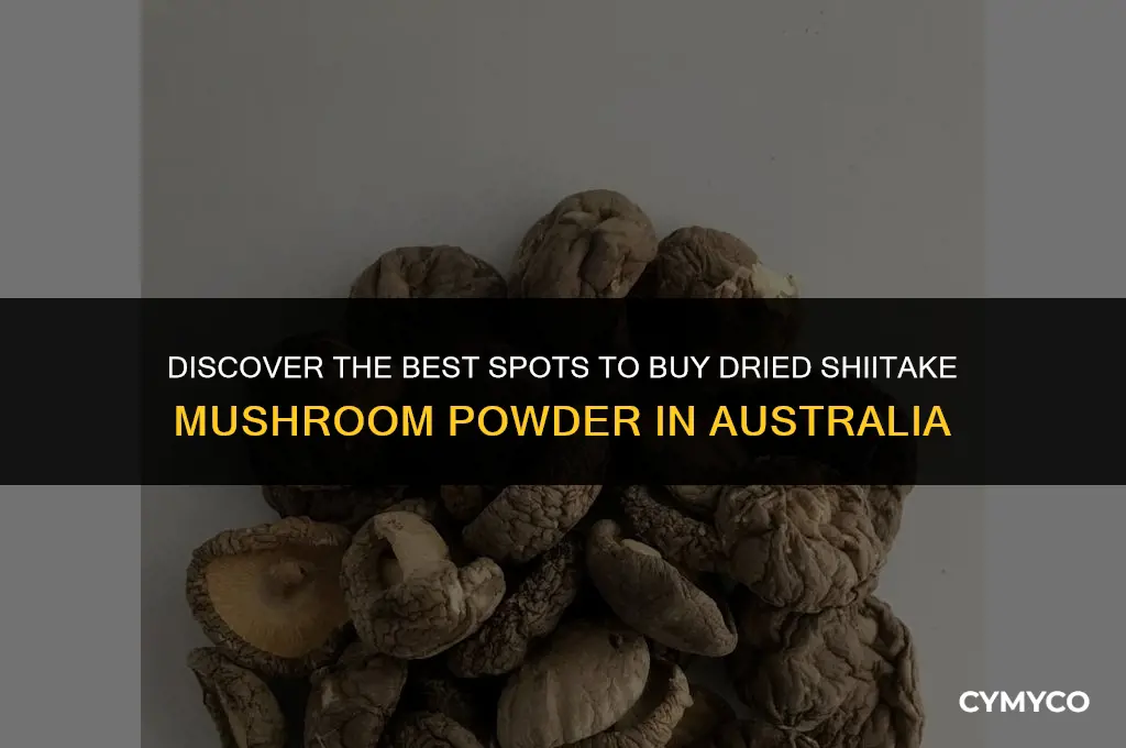 where to buy dried shiitake mushroom powder australia