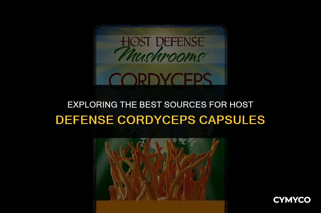where to buy host defence cordychi capsules mushroom