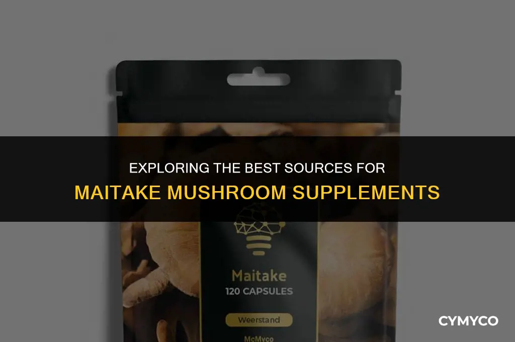 where to buy maitake mushroom pills