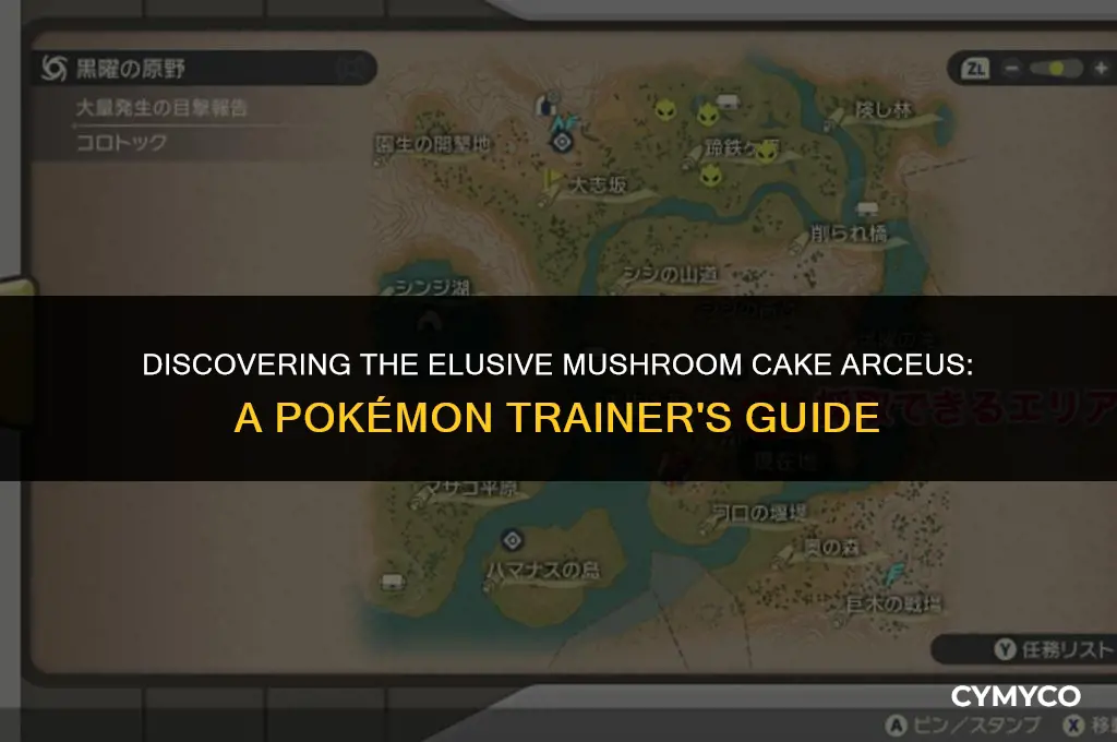 where to find mushroom cake arceus