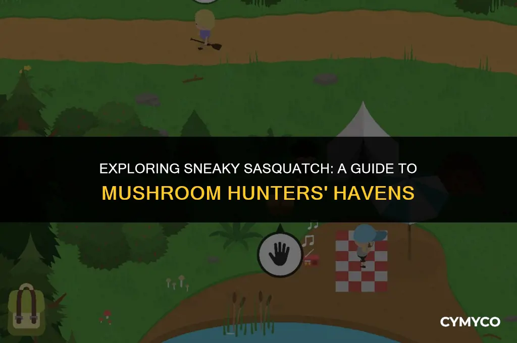 where to find mushroom hunter in sneaky sasquatch