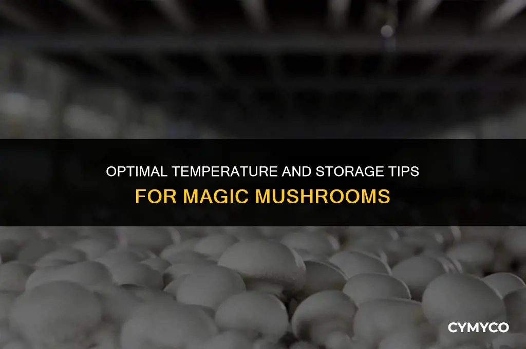where to store magic mushrooms temperature