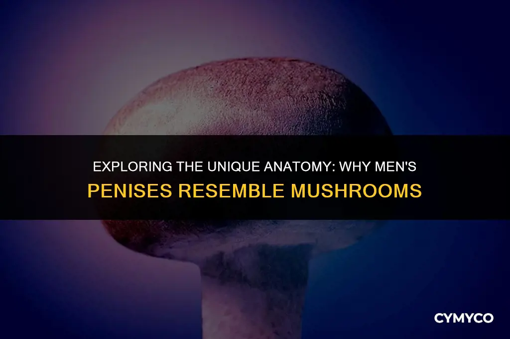 why are mens penis shapped like a mushroom