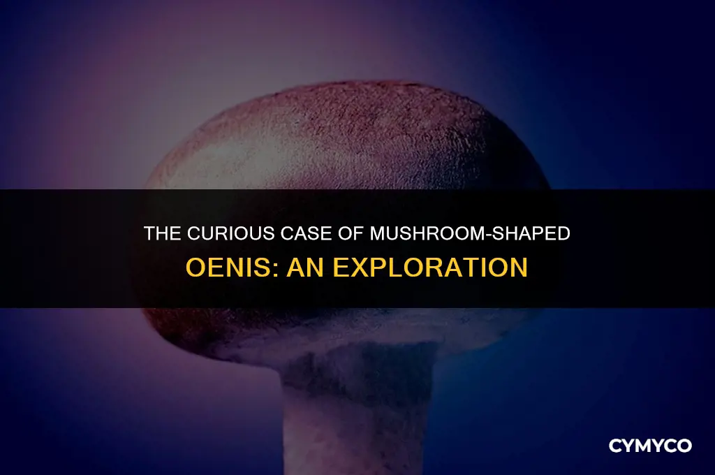 why are oenis shaped like mushrooms