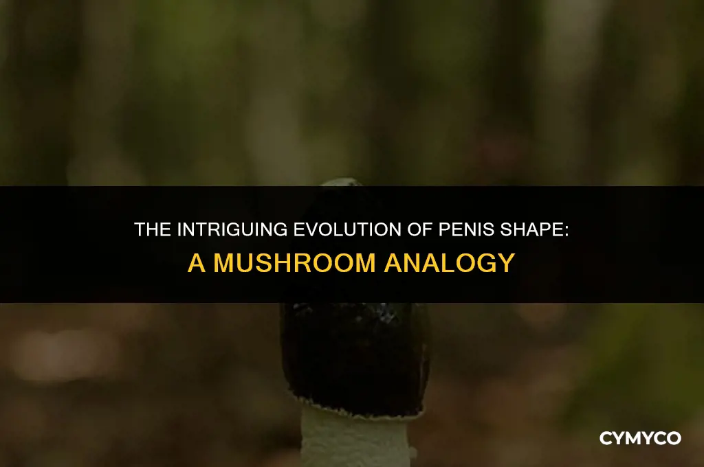 why are pensis shaped like mushrooms