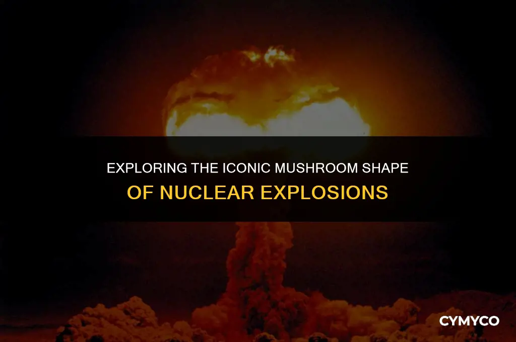 why do nukes look like mushroom