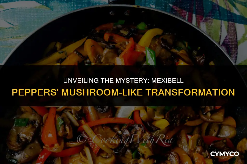 why does my mexibell peppers look like big mushroom cap