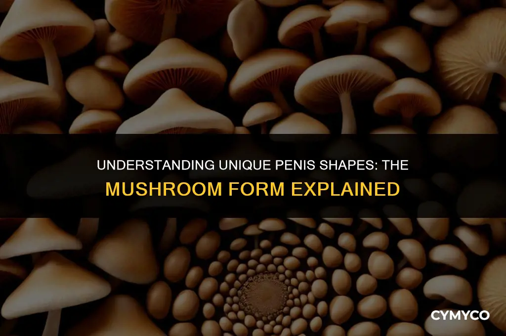 why is my penis shaped like a mushroom