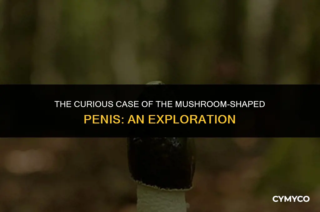 why is tbe penis shaped like a mushroom