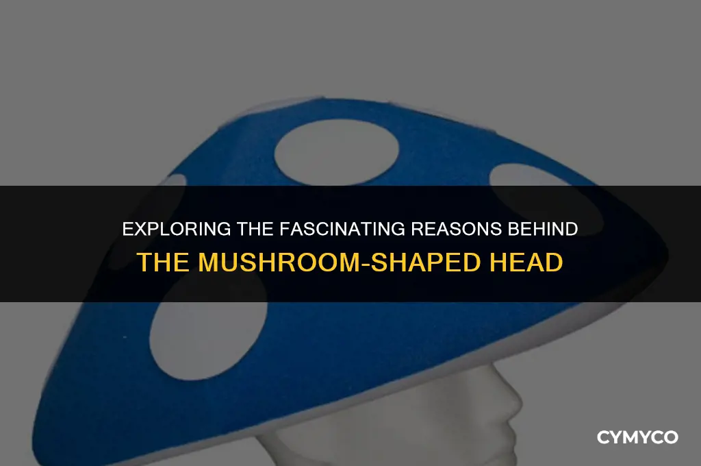 why is the head shaped like a mushroom