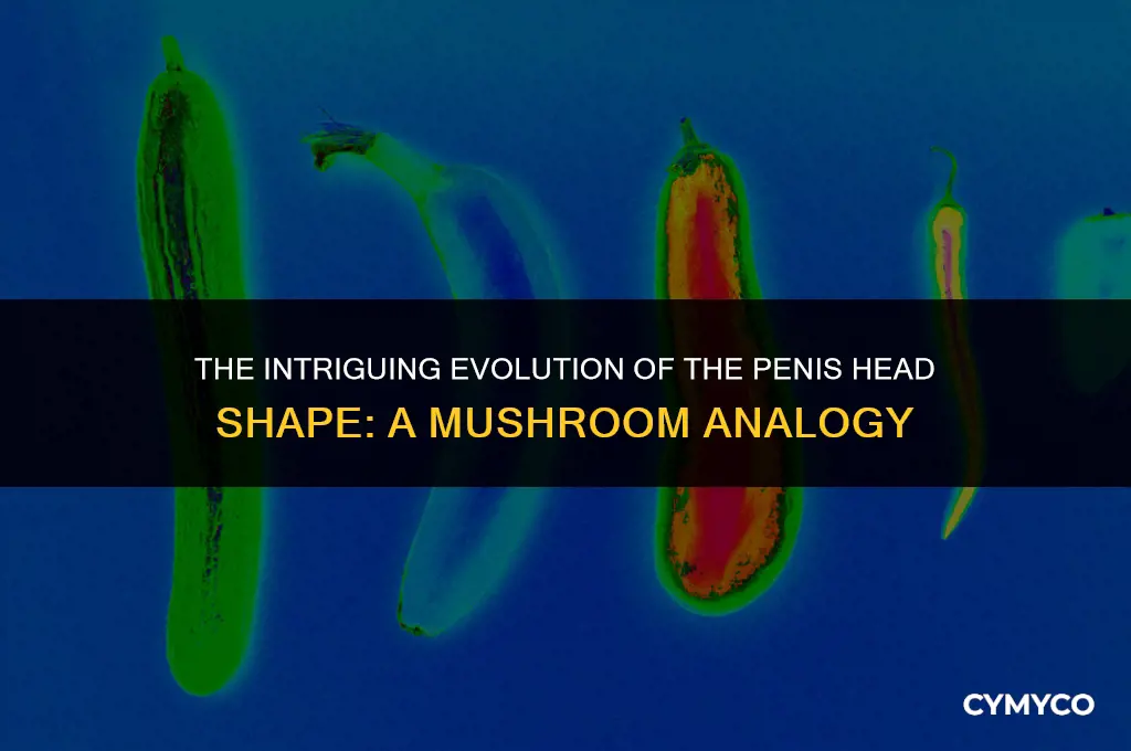 why is the penus head shaped like a mushroom