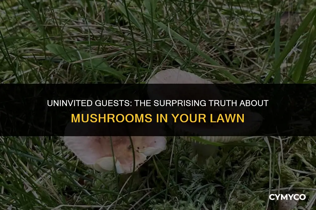 why is there mushrooms growing in my grass