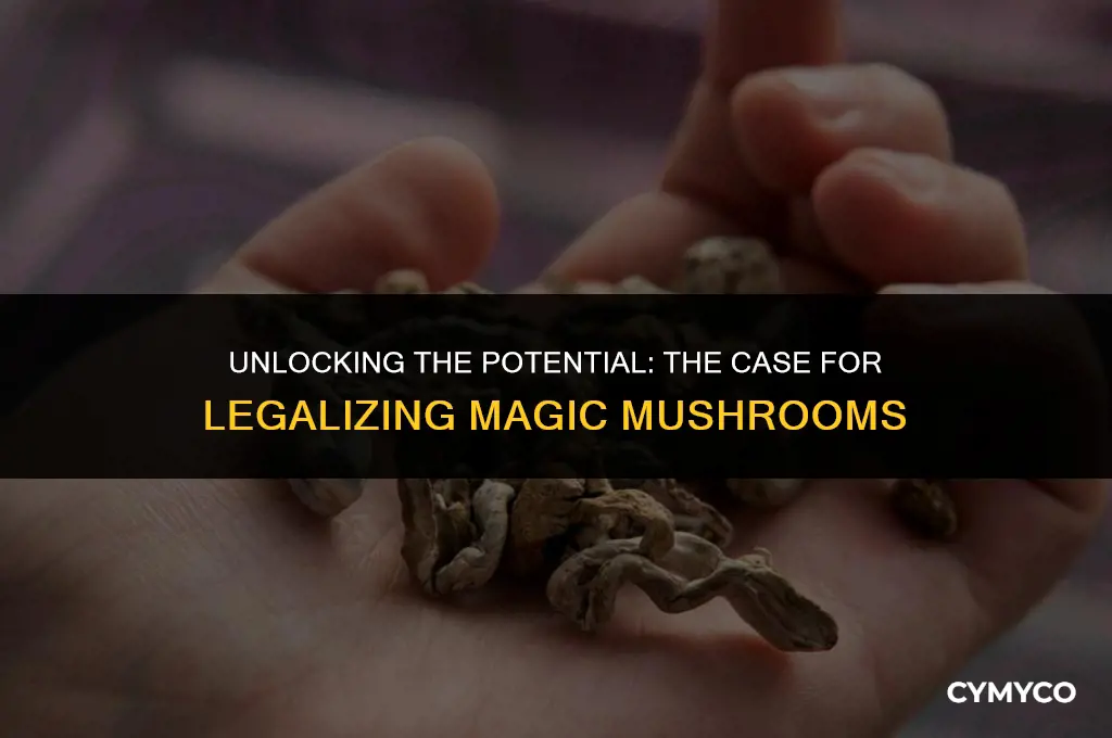 why magic mushrooms should be legal