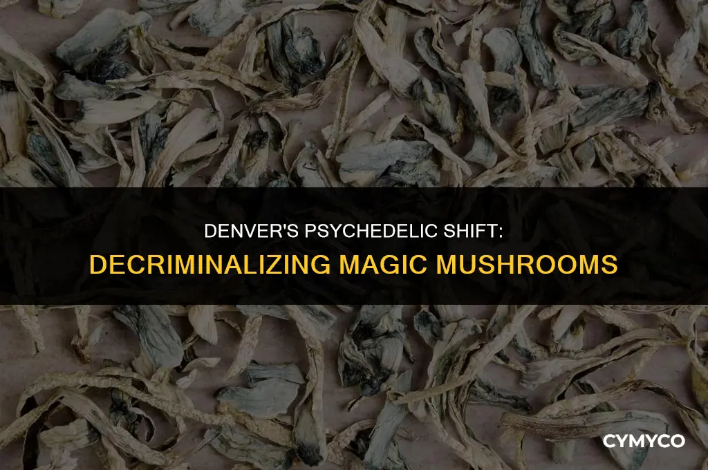 will denver vote to decriminalize magic mushrooms