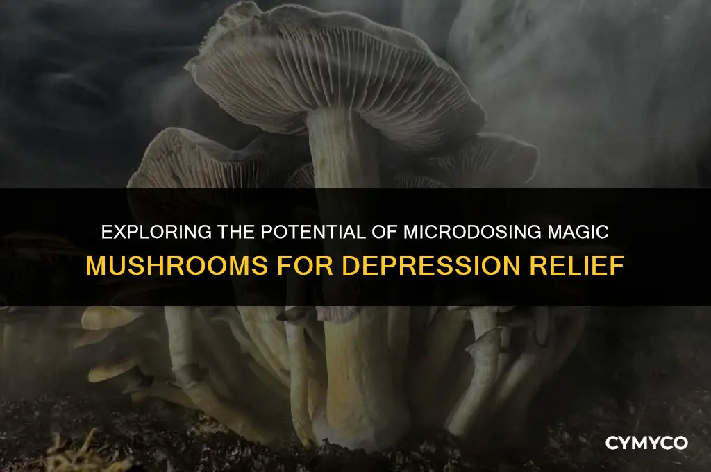 will microdosing magic mushrooms help depression
