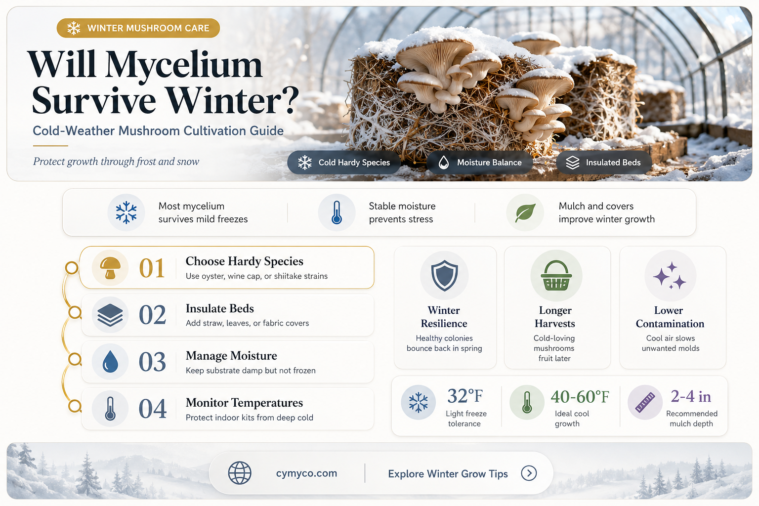 can mycelium last the winter