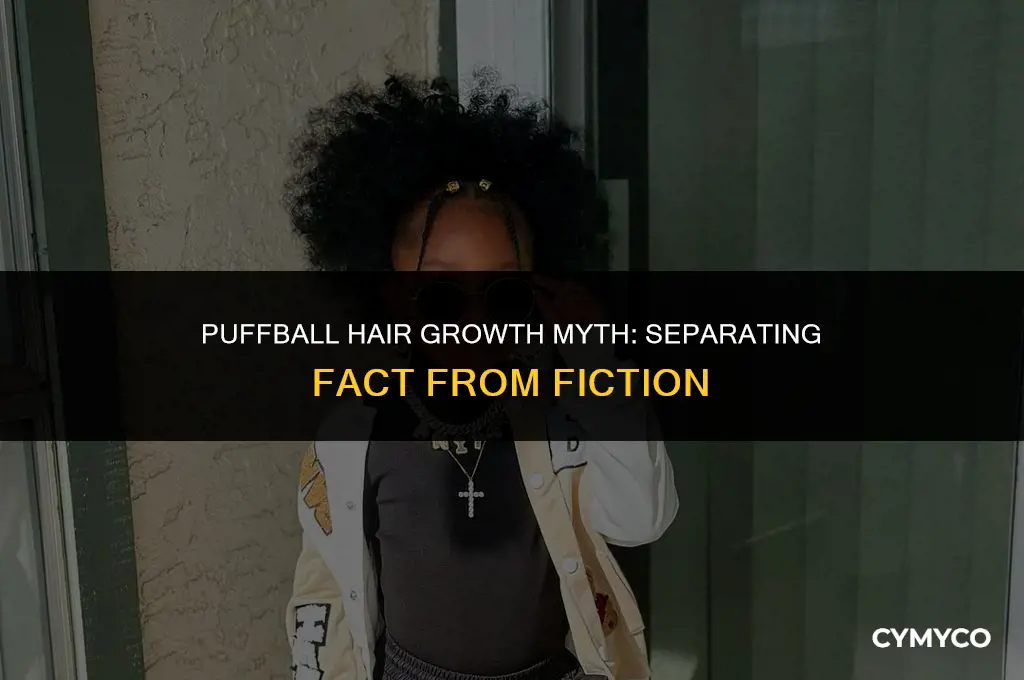 will putting hair in puffballs make it grow faster